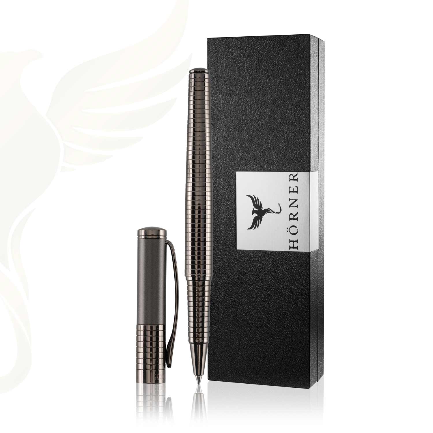 Horner | Fortress | Rollerball Pen | Gunmetal Horner
