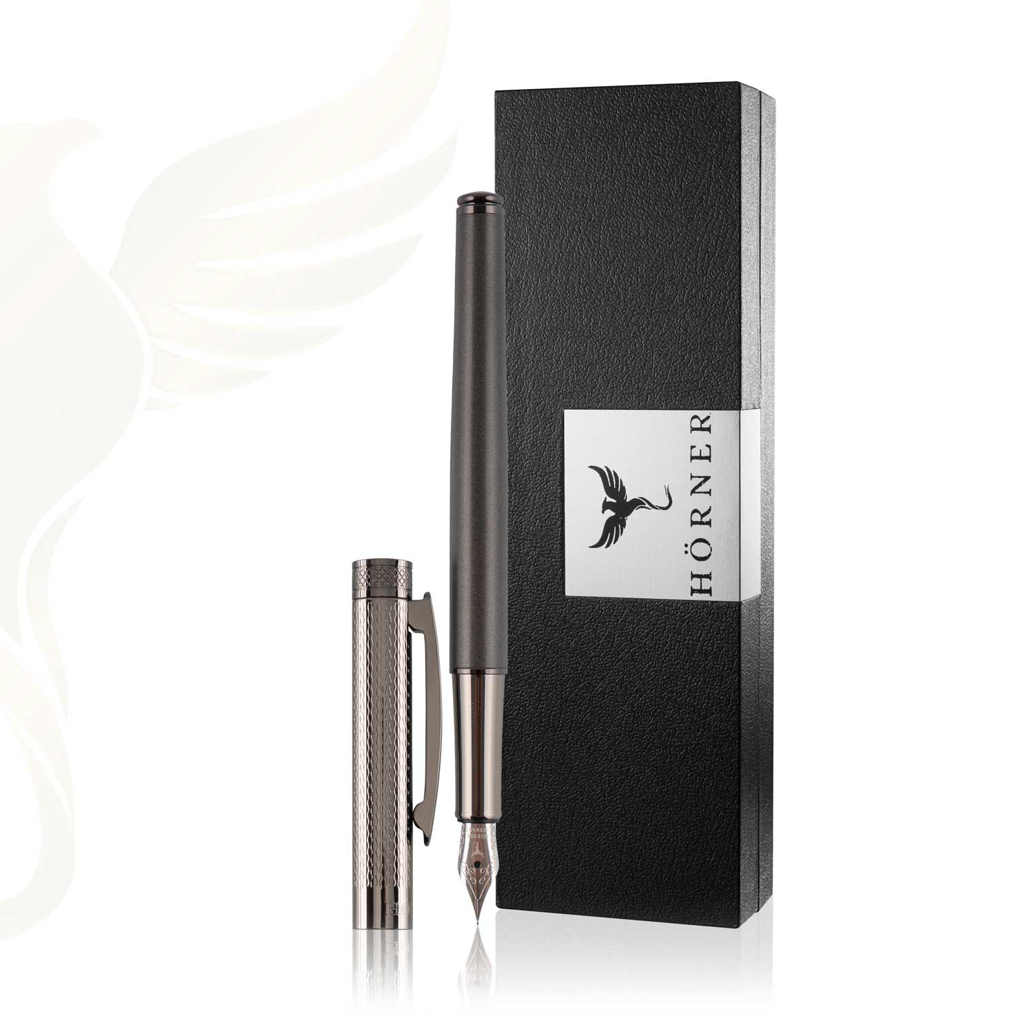 Horner | Levio | Fountain Pen | Gunmetal Grey Horner