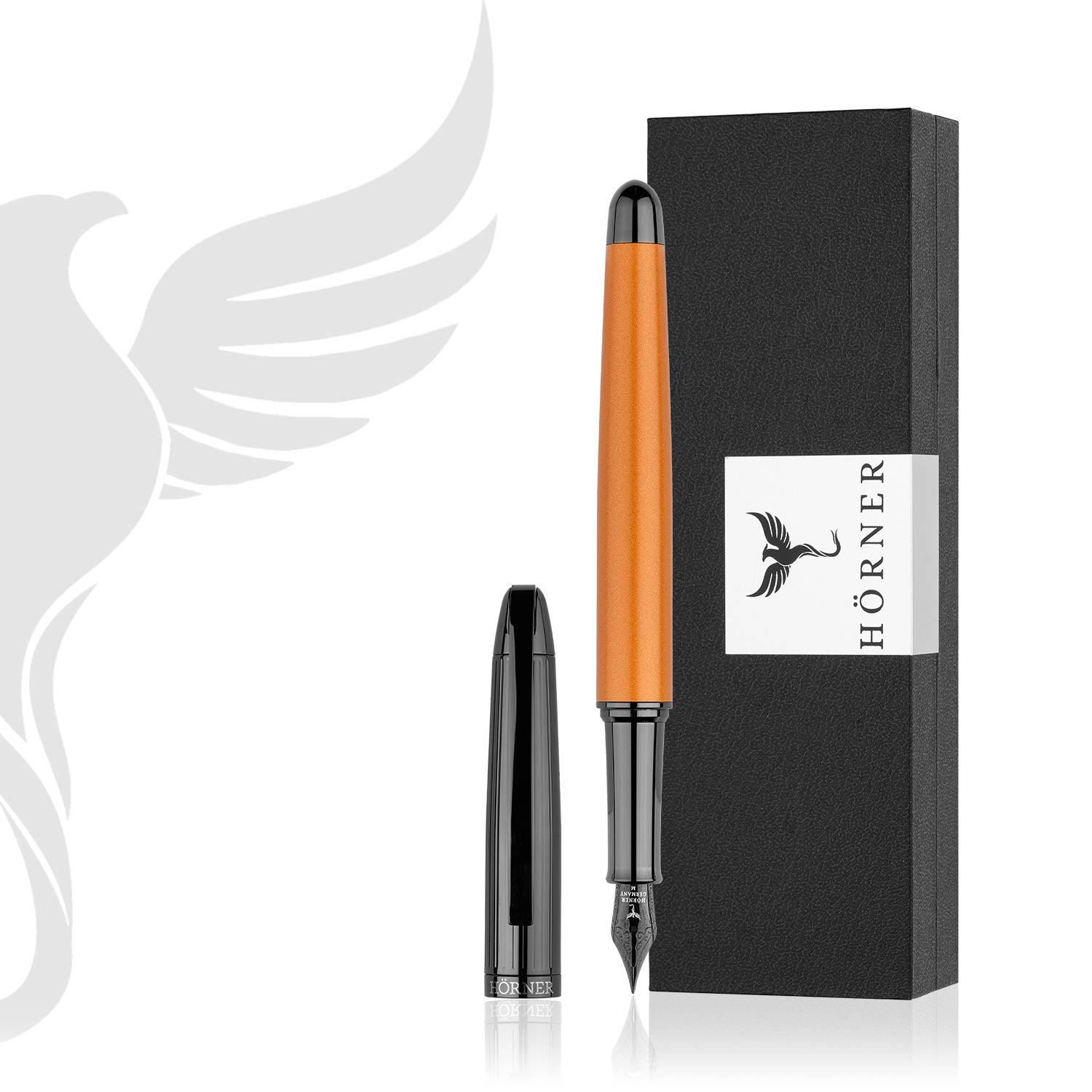 Horner | Auerus | Fountain Pen | Orange Horner