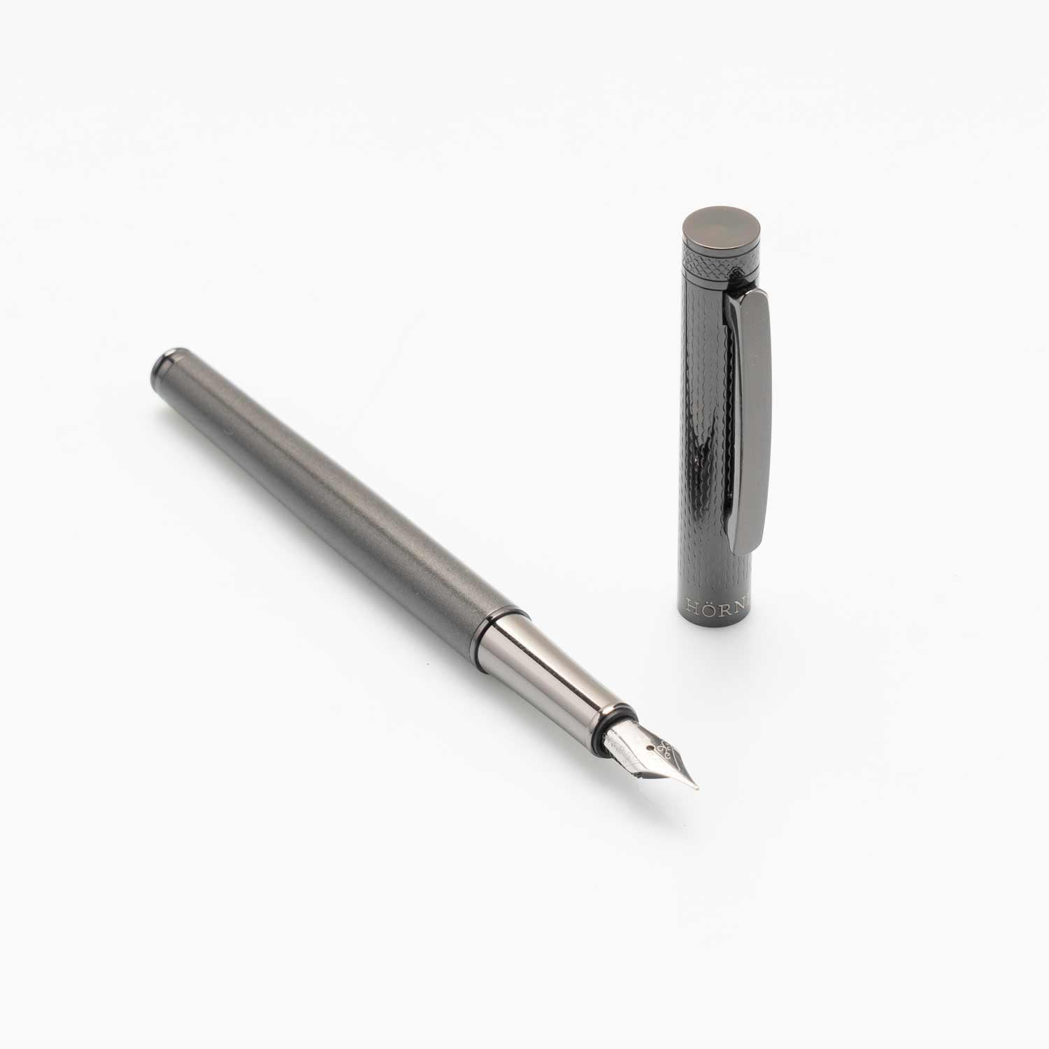 Horner | Levio | Fountain Pen | Gunmetal Grey Horner