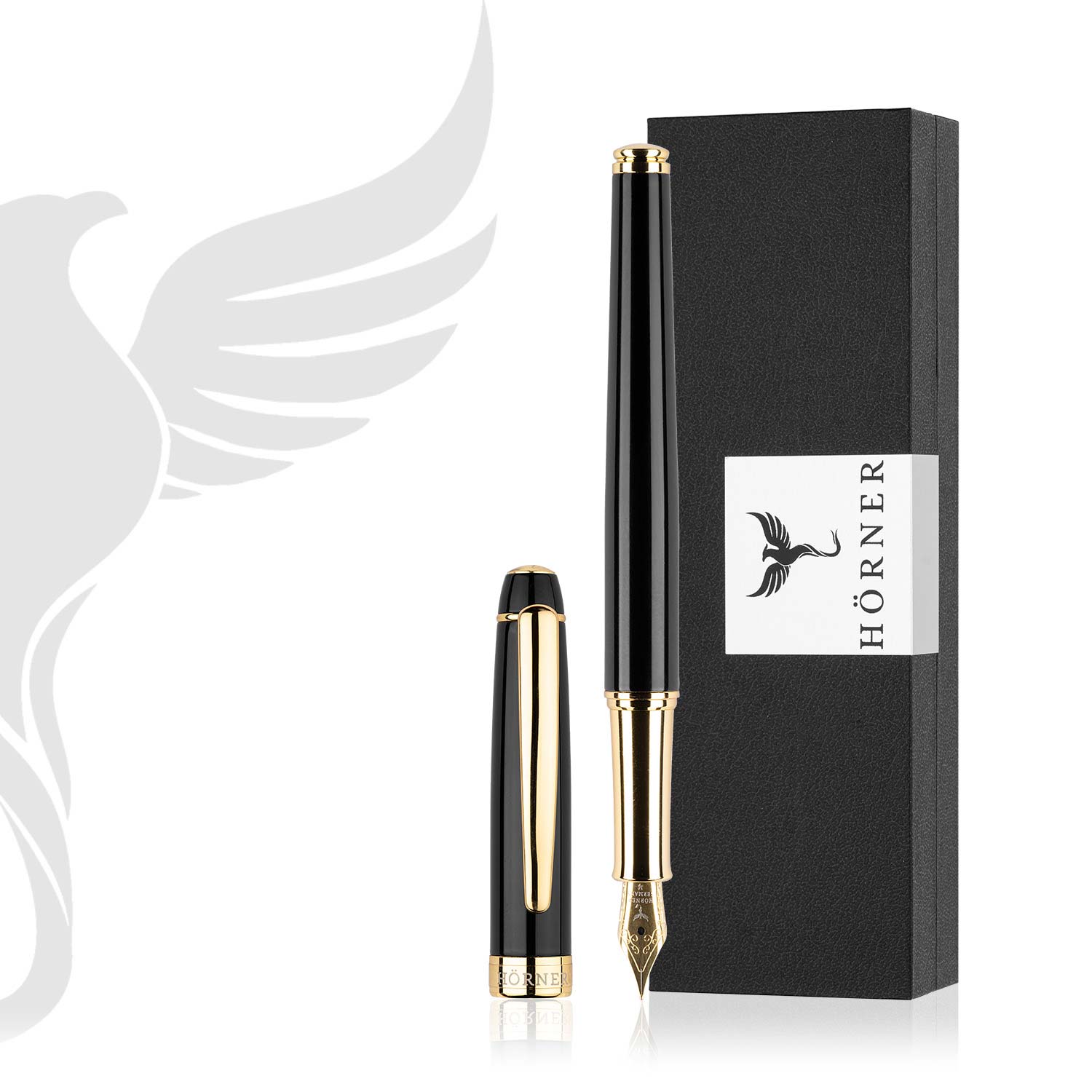 Horner | Nobilis | Fountain Pen | Black-GT Horner