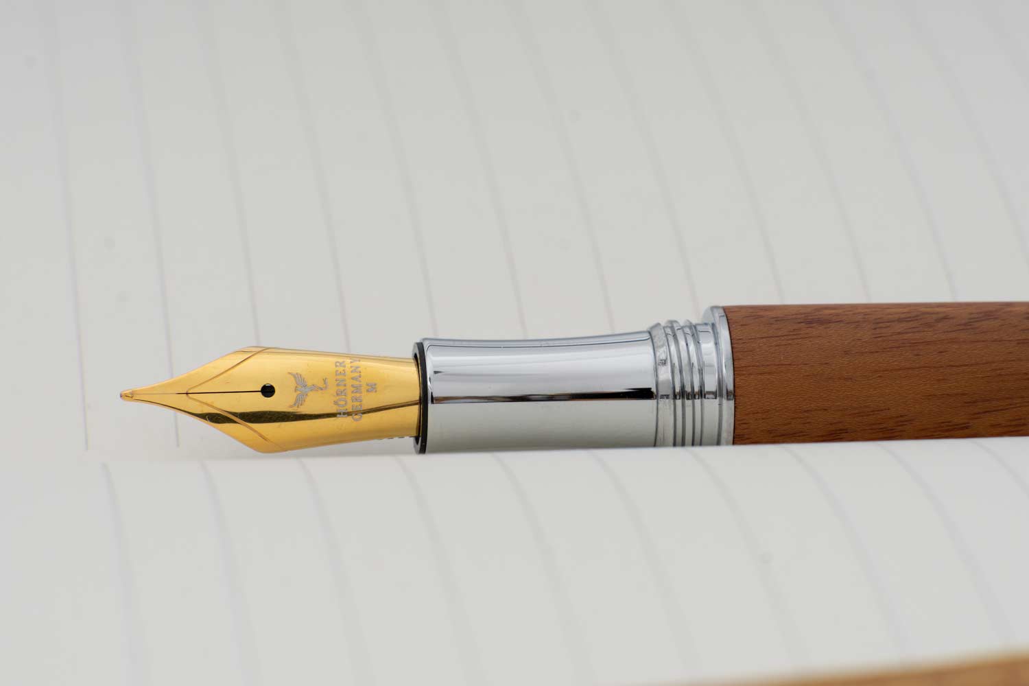 Horner | Scriptum | Fountain Pen | Mahogany Wood Horner