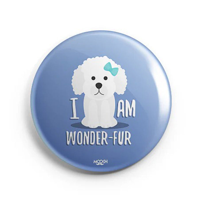 Mooch Magnetic Badge - I Am Wonder-Fur Mooch