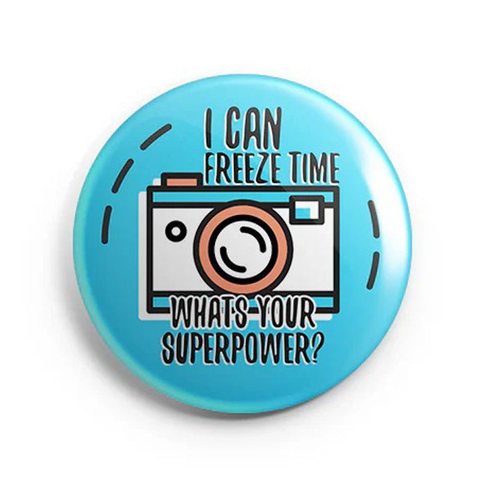 Mooch Magnetic Badge - I Can Freeze Time Mooch