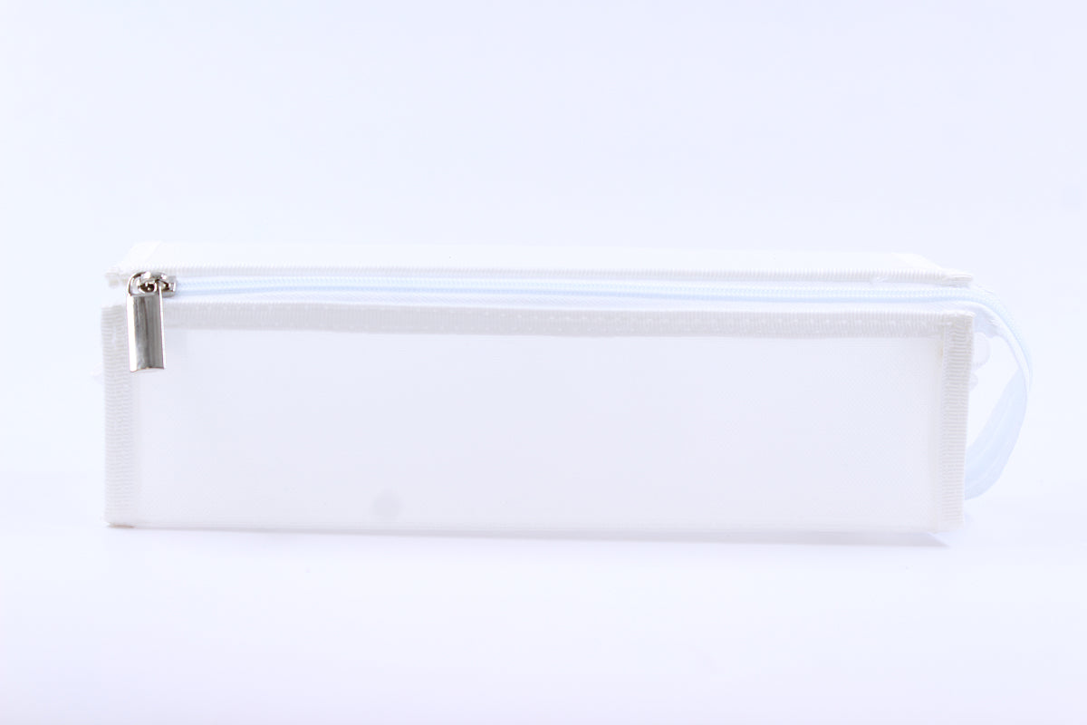 White Zip Nest Pencil Pouch Kidgets