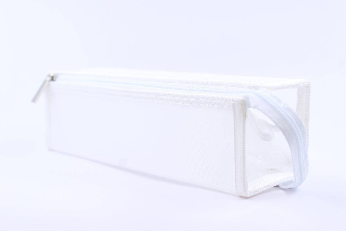 White Zip Nest Pencil Pouch Kidgets