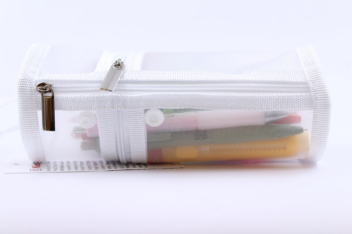 Ziptower Pouch - White Kidgets