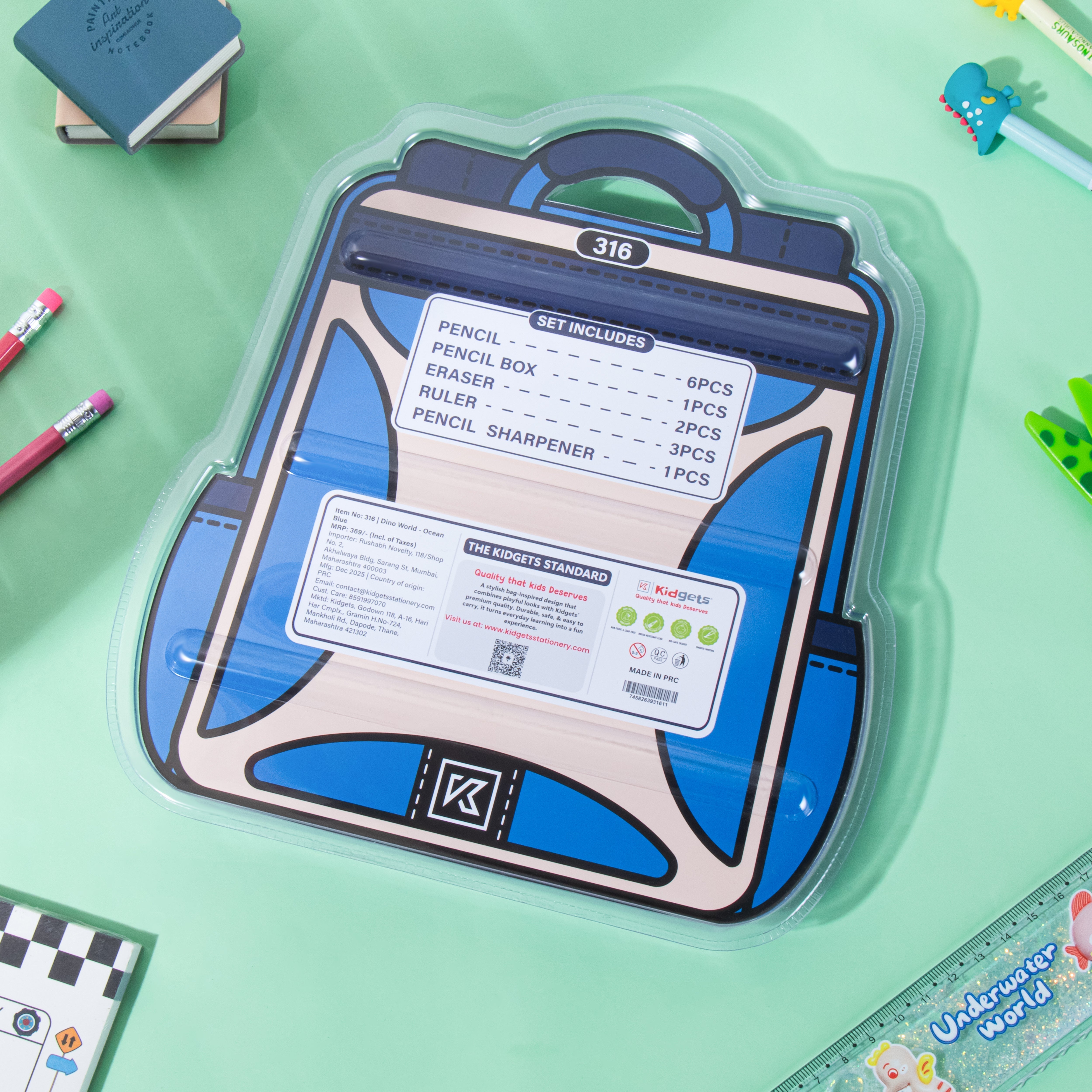 Kidgets Pencil Set - 316 Kidgets