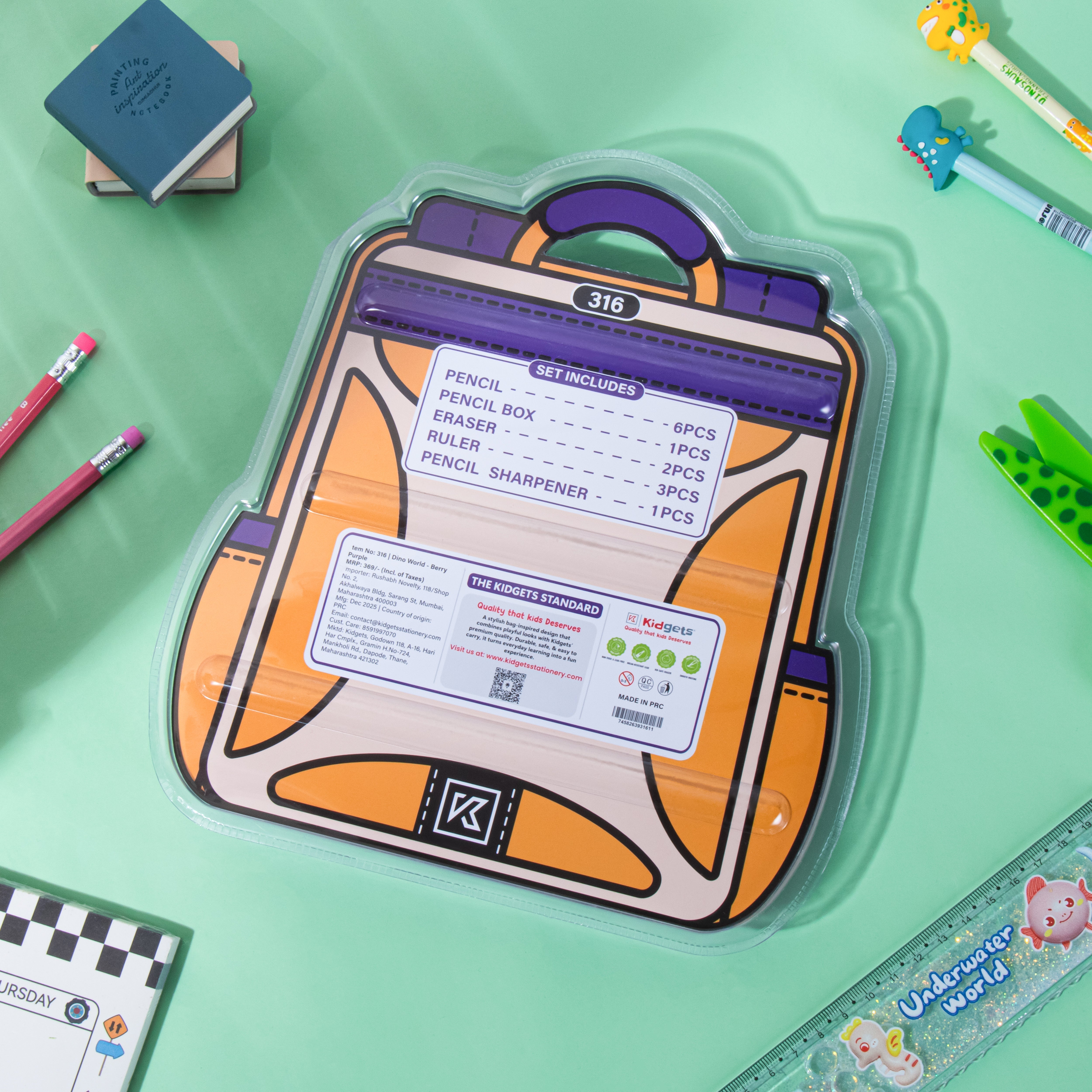 Kidgets Pencil Set - 316 Kidgets