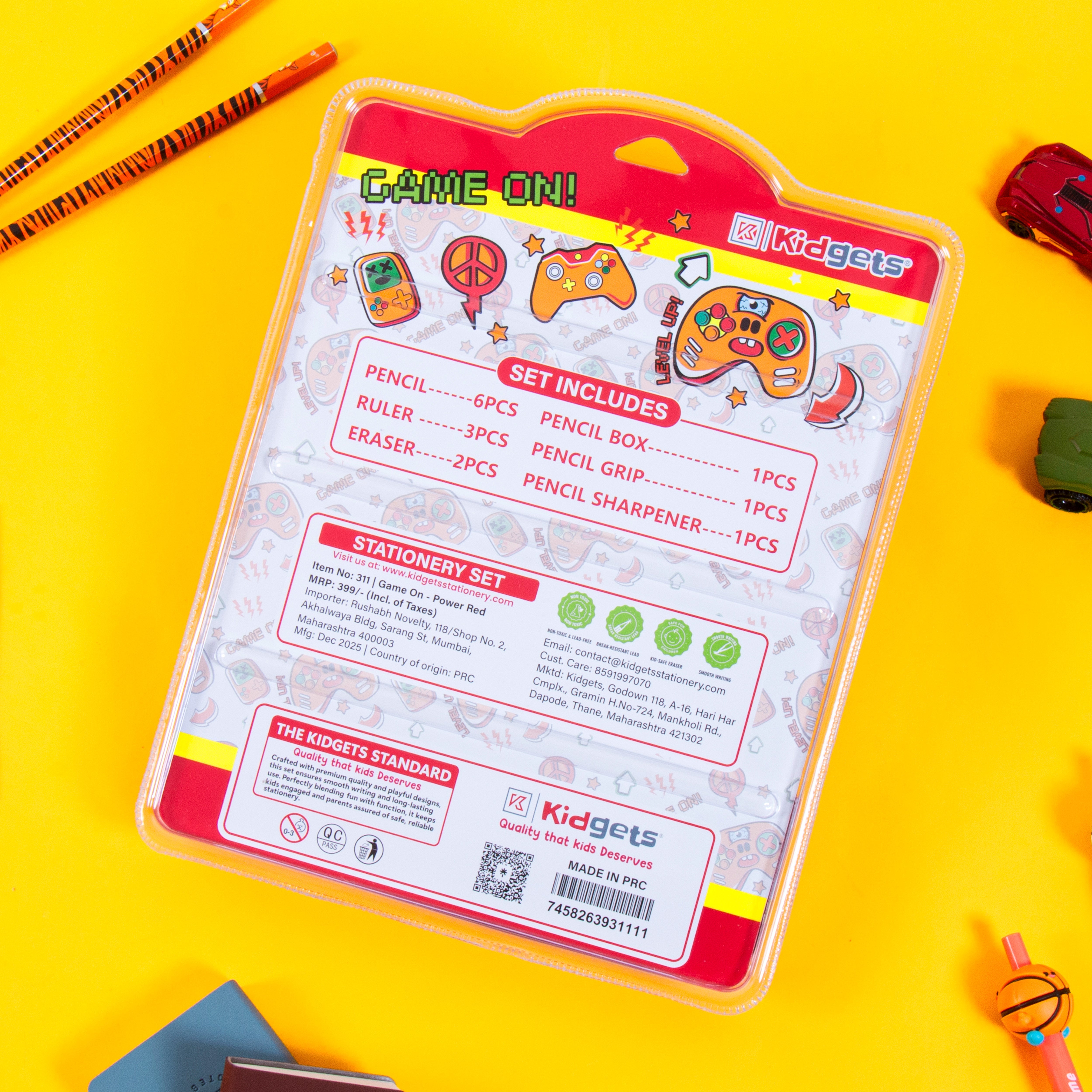 Kidgets Pencil Set- 311 Kidgets