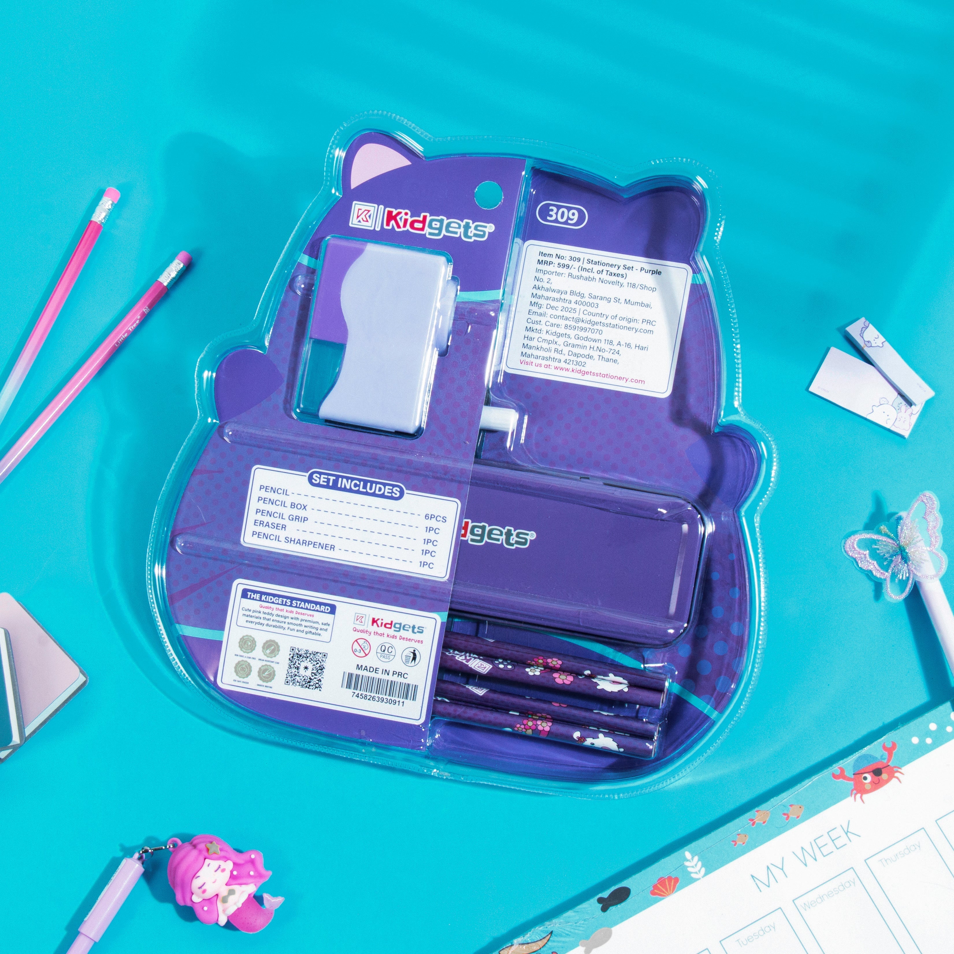 Kidgets Pencil Set - 309 Kidgets