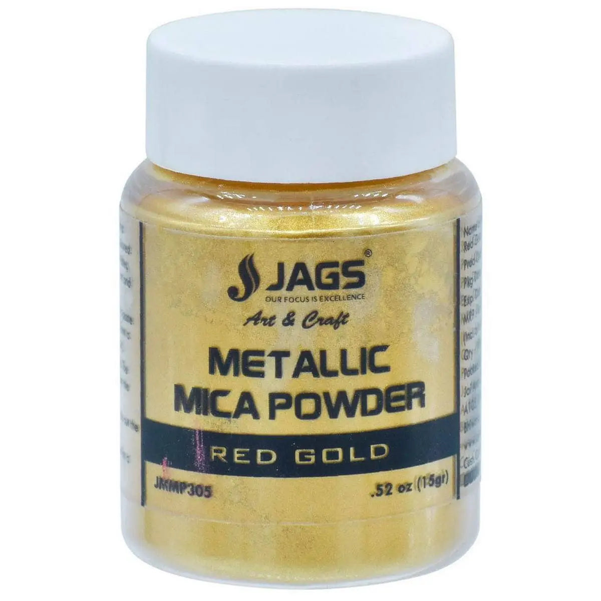 Jags Metallic Mica Powder Red Gold 15Gms Jags