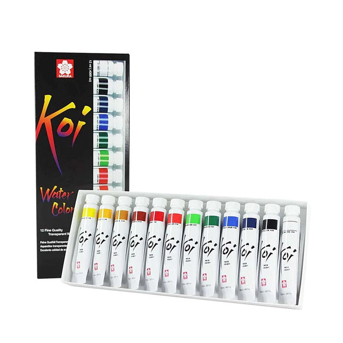 Sakura Koi Watercolour Tube Sets - Artist-Grade Paints Sakura