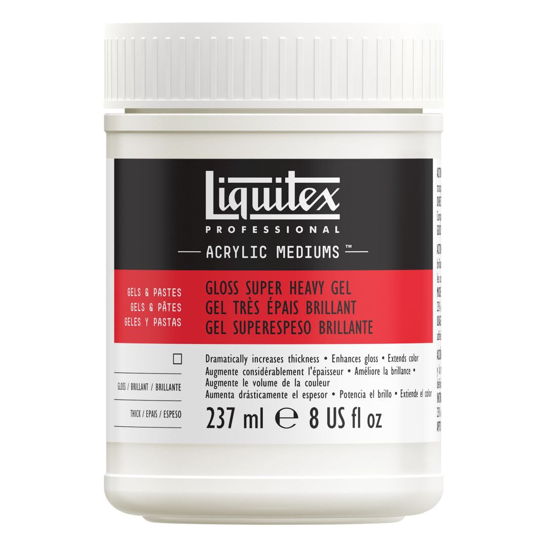 Liquitex Professional Acrylic - Gloss Super Heavy Gel Medium - 237ml