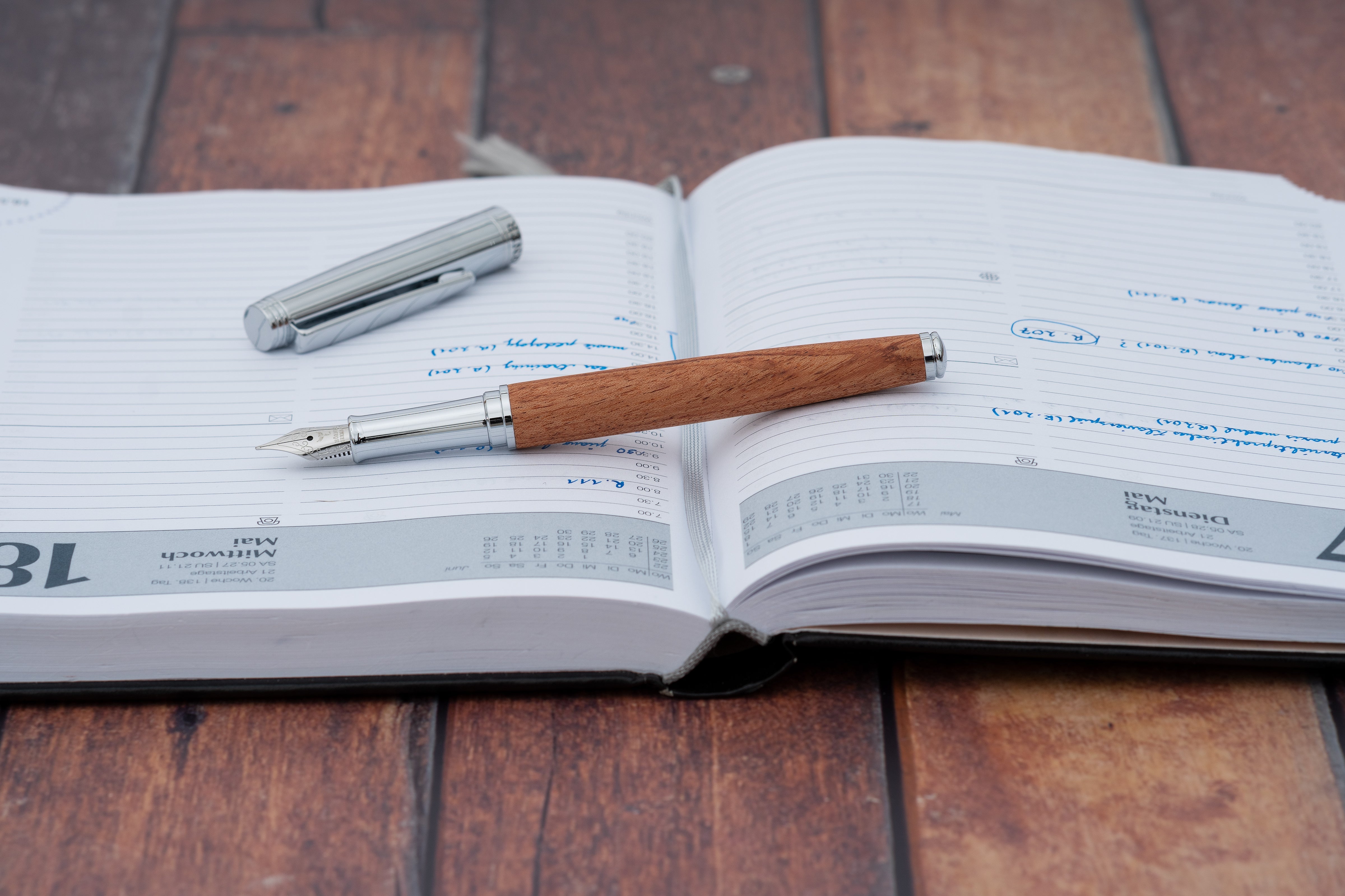 Horner | Legno | Fountain Pen | Rosewood Chrome Horner