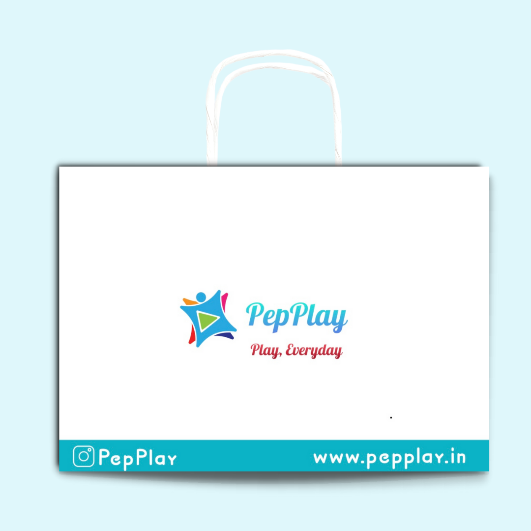 PepPlay Colour Me Paper Bag - Save Our Planet | Colour, Create & Carry Fun | 3+ Years