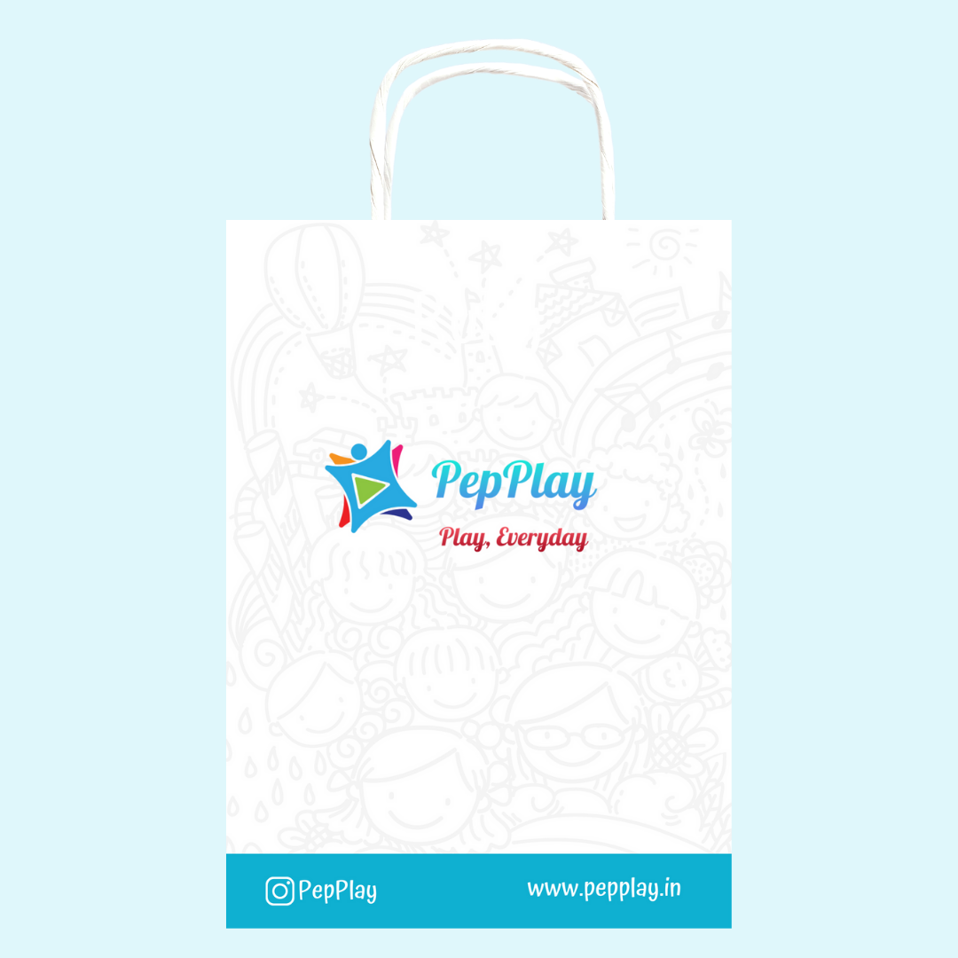 PepPlay Colour Me Paper Bag - Friends | Colour, Create & Carry Fun | 3+ Years