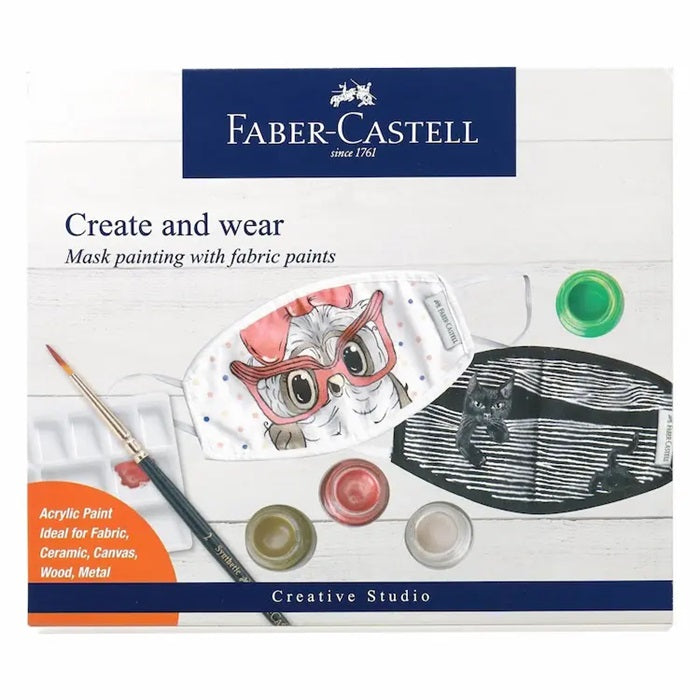 Faber Castell Create And Wear Mask Painting Kit Faber Castell