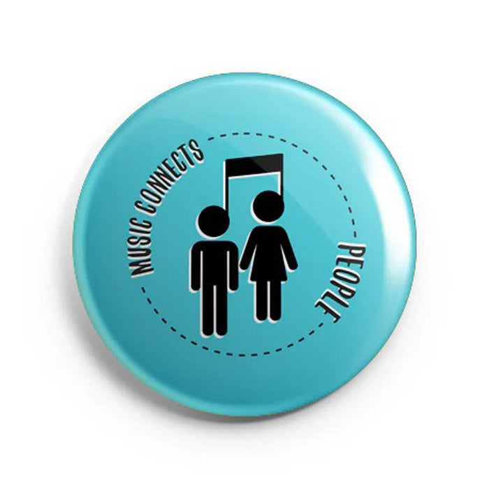 Mooch Magnetic Badge - Music Connects People Mooch