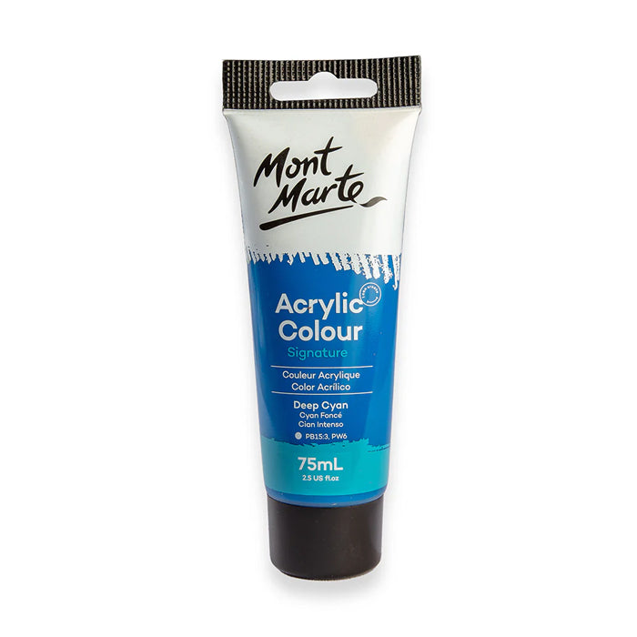 Mont Marte Acrylic 75Ml Paint Tubes (Choose Colours)