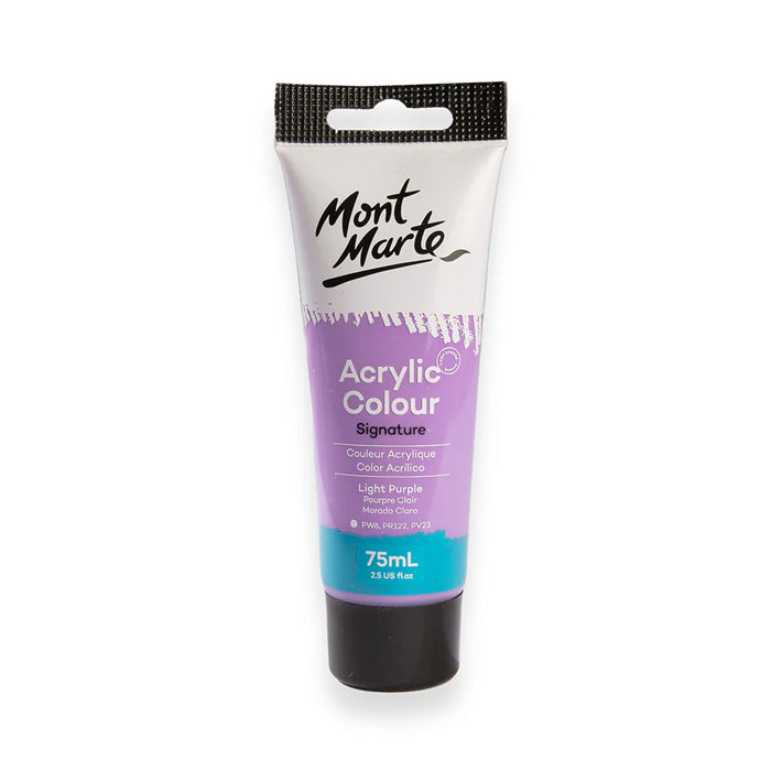 Light Purple Monte Marte Acrylic Paint Tube.