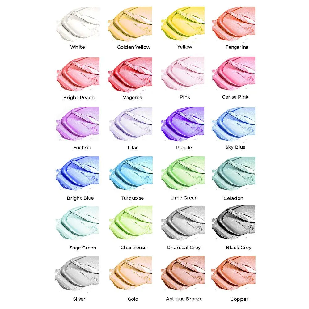 Mont Marte Metallic Acrylic Colour Paint Set Signature 24pc x 36ml Mont Marte