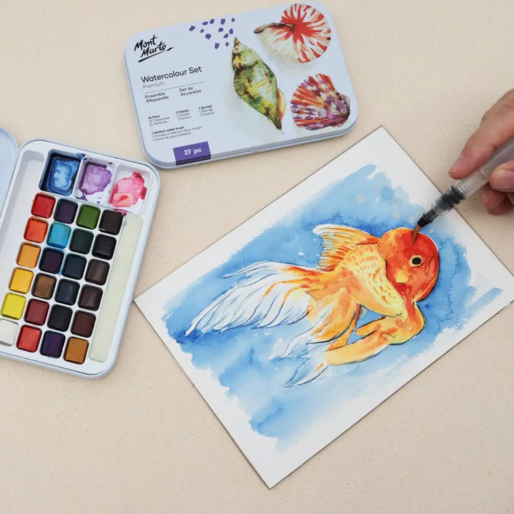 Mont Marte Premium Watercolor Pan Set Mont Marte