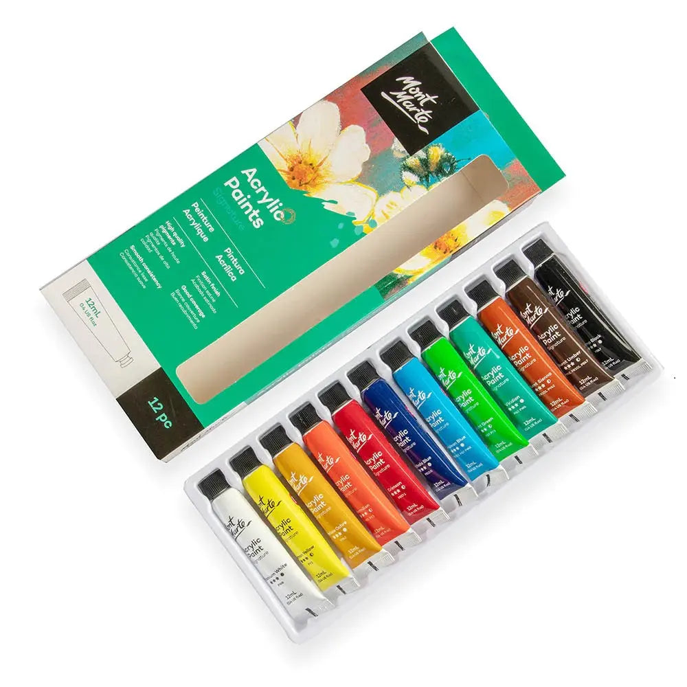 ARTEZA Acrylic Paint Markers Set of 40 Assorted Colors Acrylic Marker Pens  Replaceable Tips for Painting Stones, Canvas, Glass, Wood and Plastic