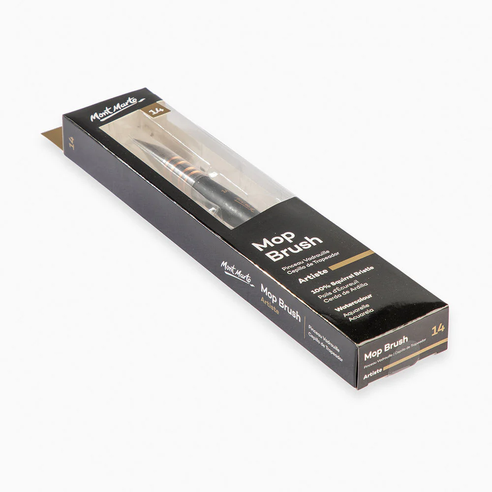 Mont Marte Watercolour Mop Brush Artiste - Choose Size