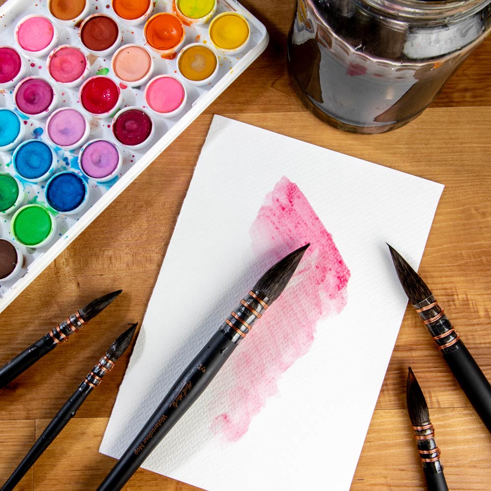 Mont Marte Watercolour Mop Brush Artiste - Choose Size