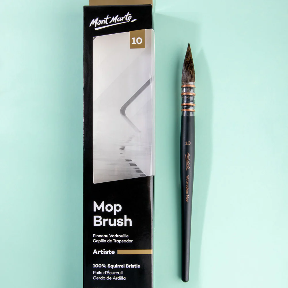 Mont Marte Watercolour Mop Brush Artiste - Choose Size