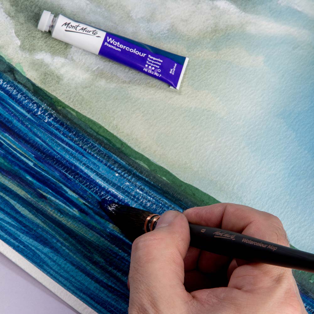 Mont Marte Watercolour Mop Brush Artiste - Choose Size