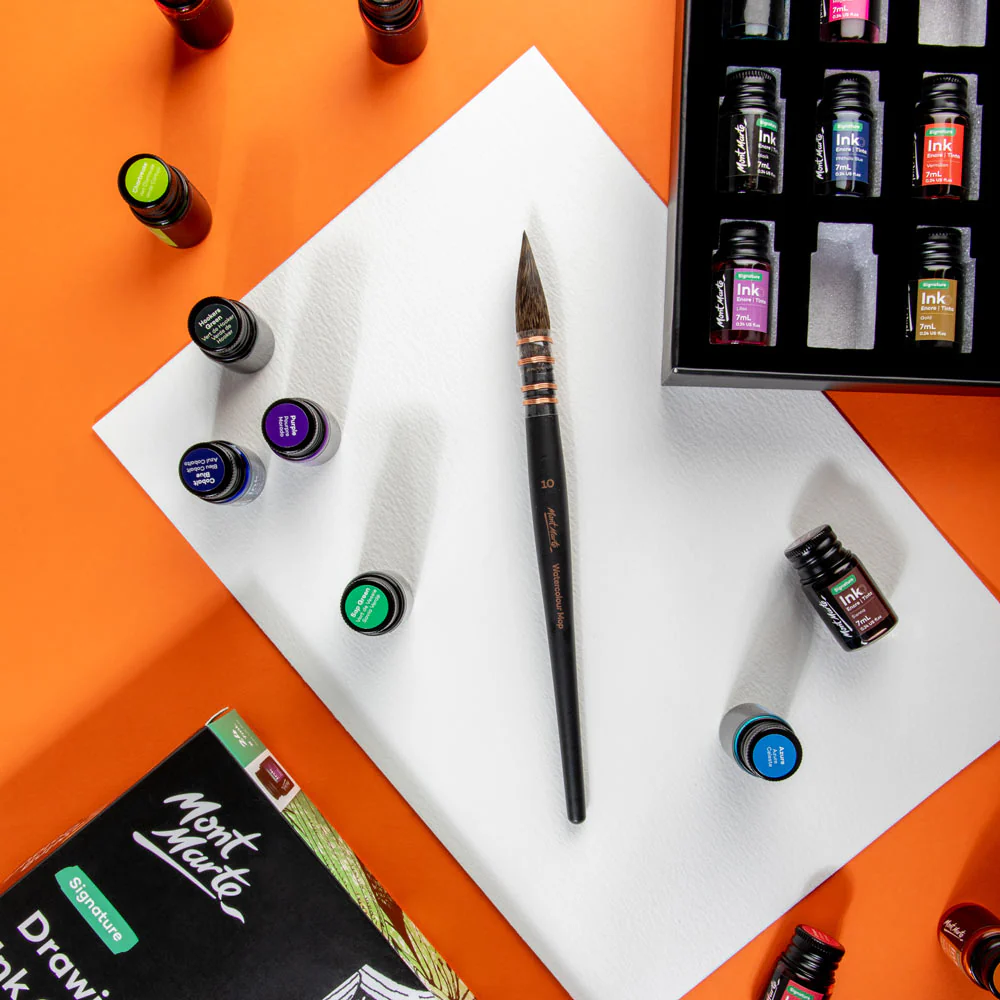 Mont Marte Watercolour Mop Brush Artiste - Choose Size