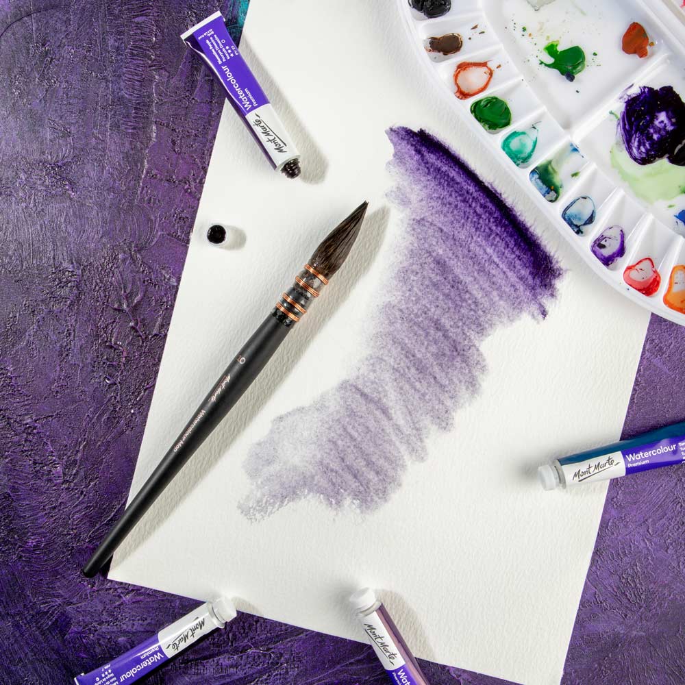 Mont Marte Watercolour Mop Brush Artiste - Choose Size