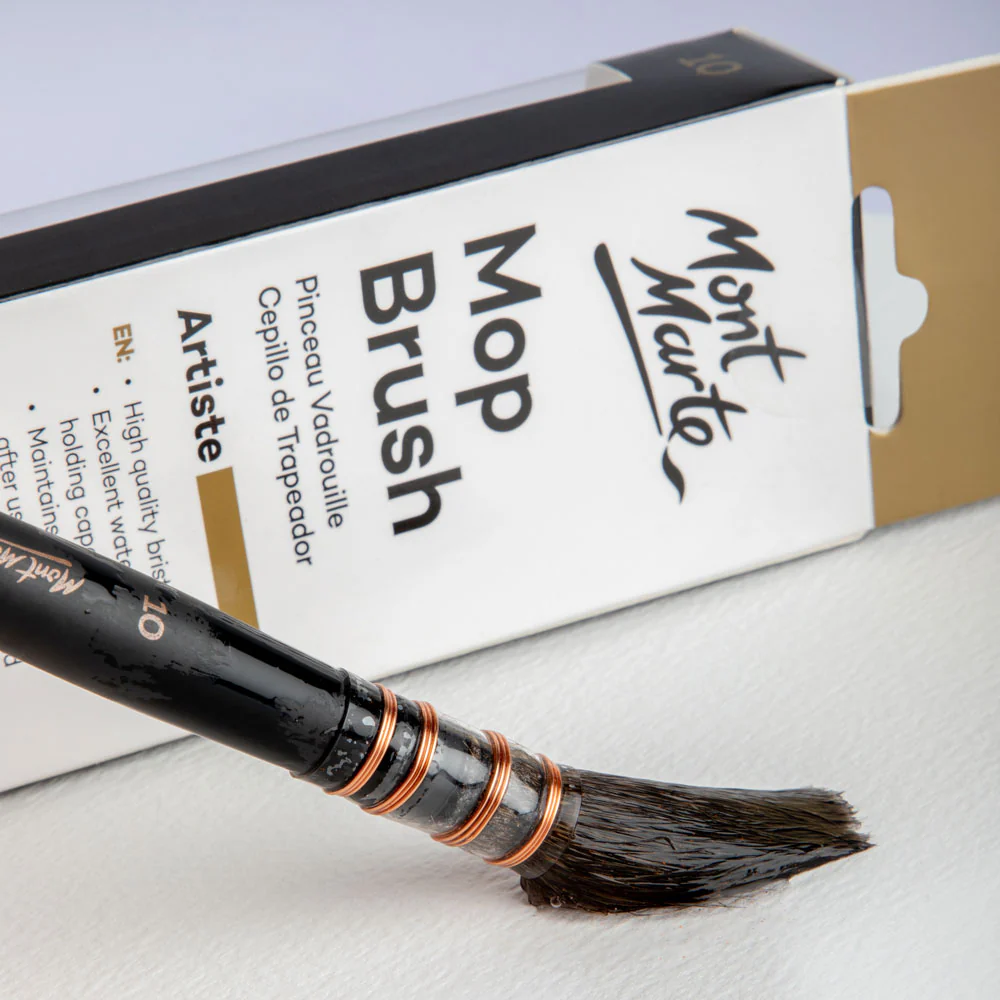 Mont Marte Watercolour Mop Brush Artiste - Choose Size