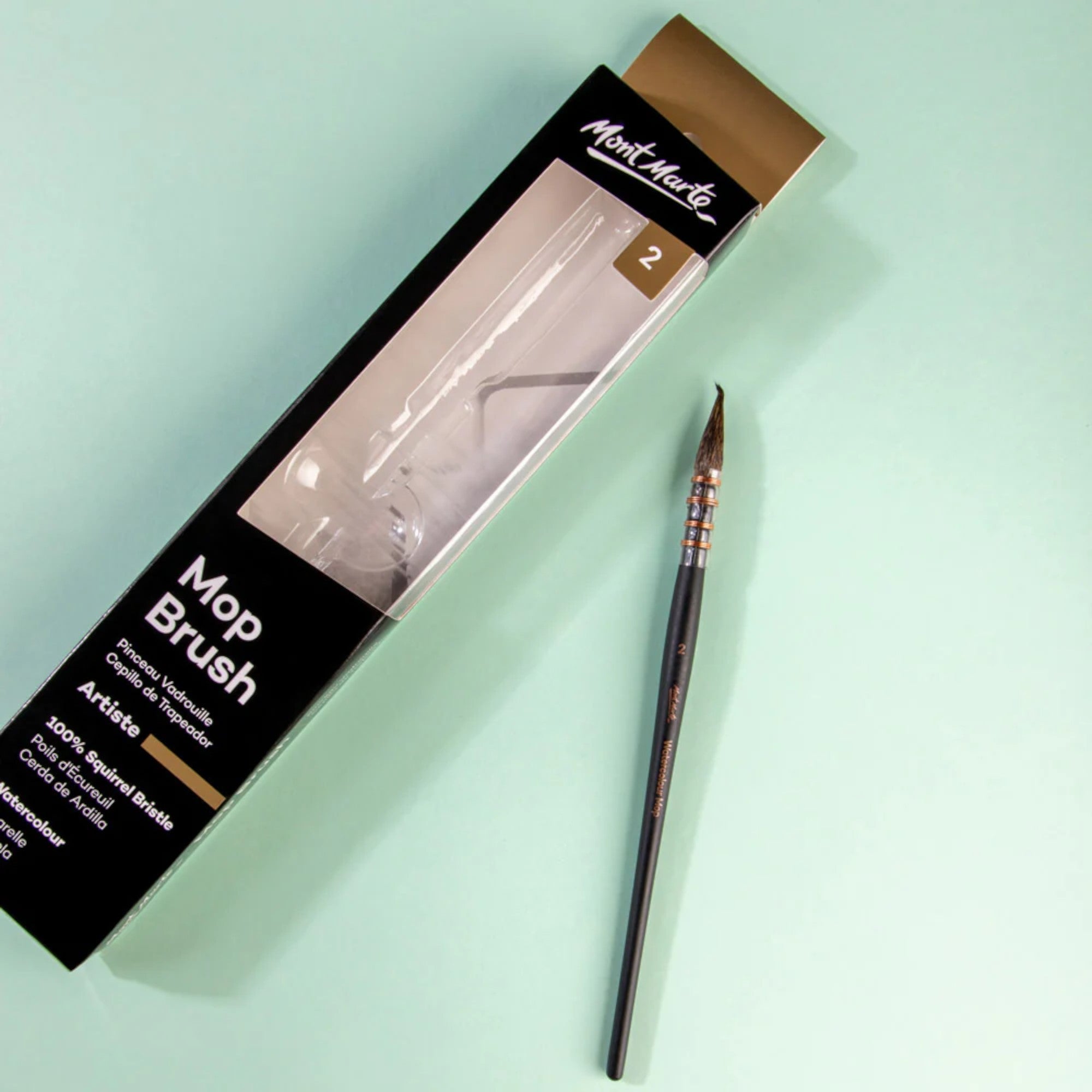 Mont Marte Watercolour Mop Brush Artiste - Choose Size