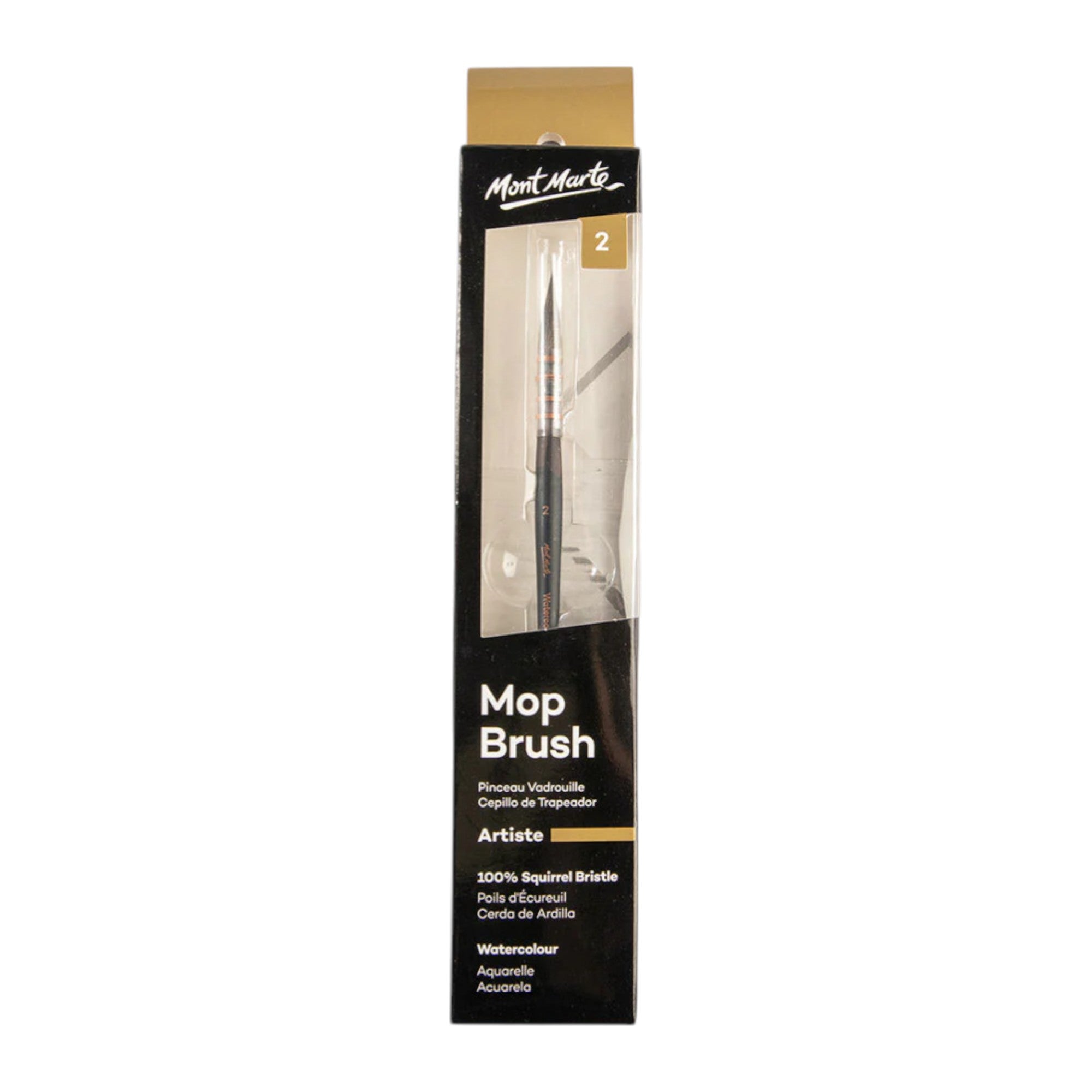 Mont Marte Watercolour Mop Brush Artiste - Choose Size