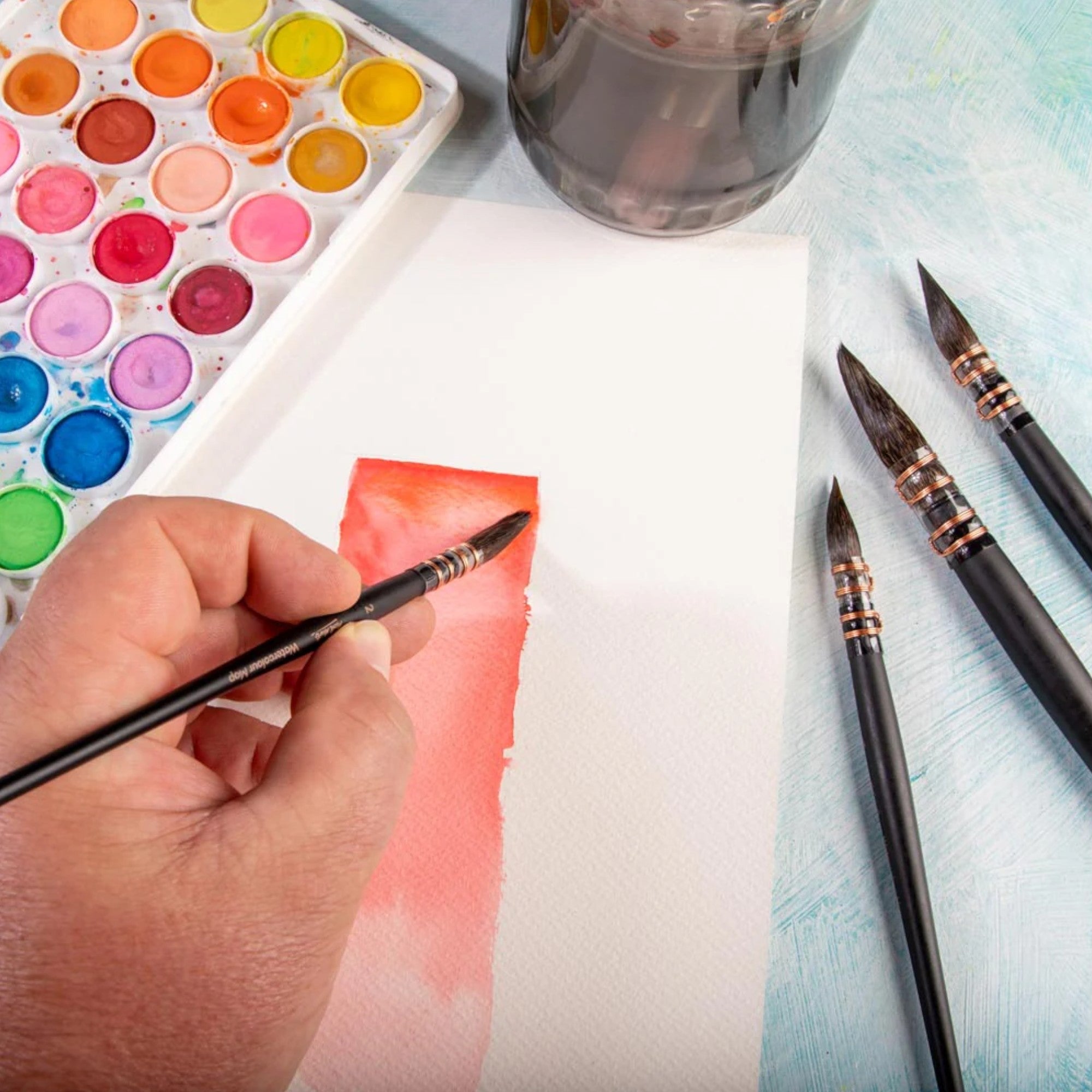 Mont Marte Watercolour Mop Brush Artiste - Choose Size