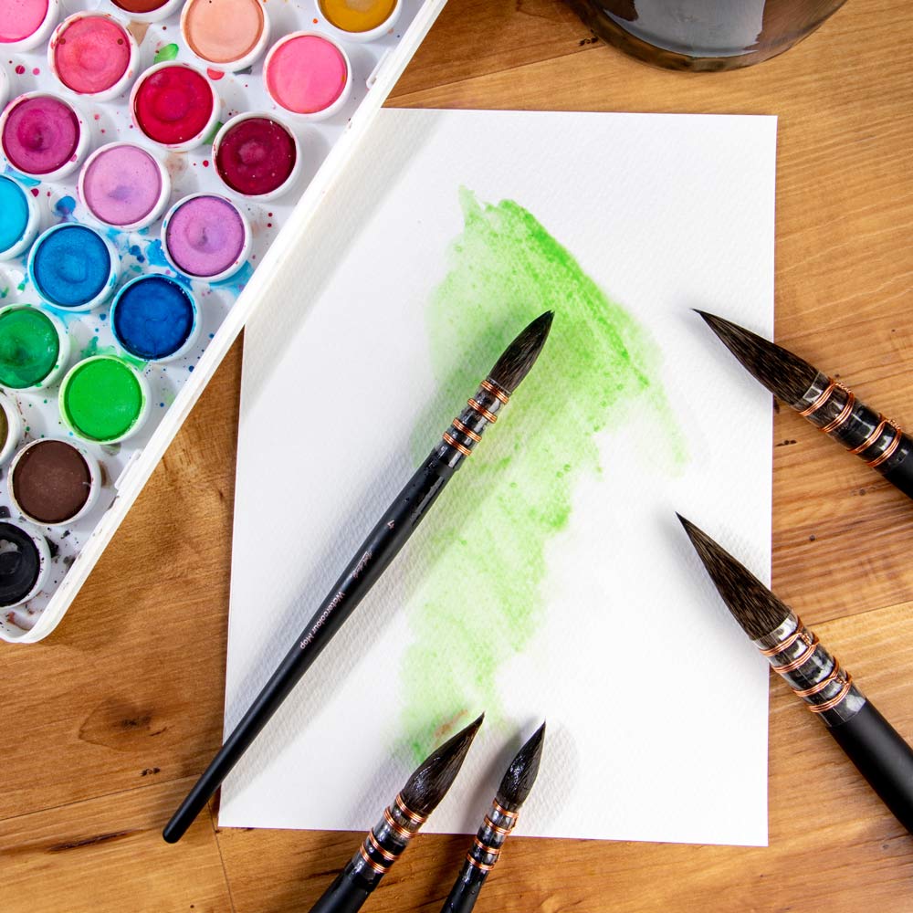 Mont Marte Watercolour Mop Brush Artiste - Choose Size