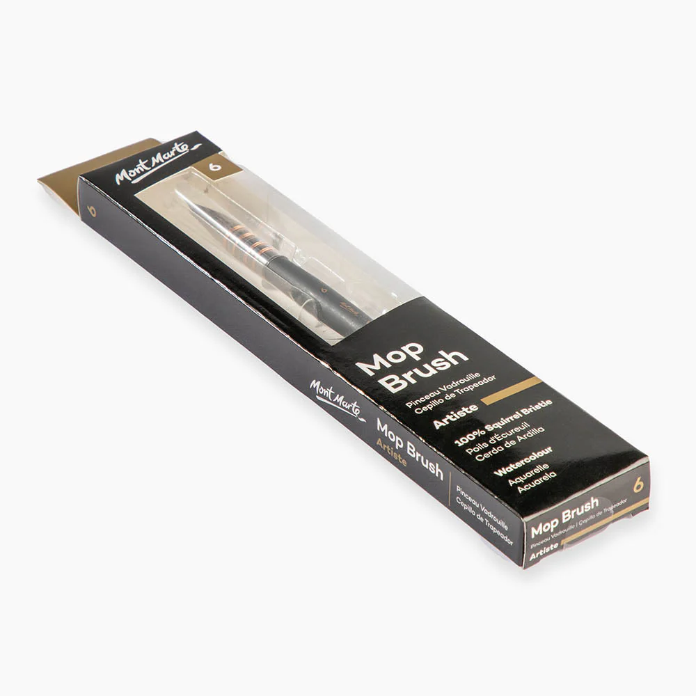 Mont Marte Watercolour Mop Brush Artiste - Choose Size