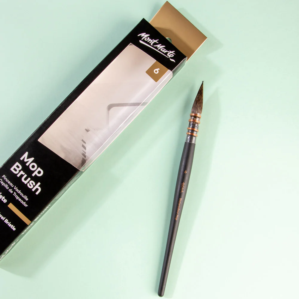 Mont Marte Watercolour Mop Brush Artiste - Choose Size