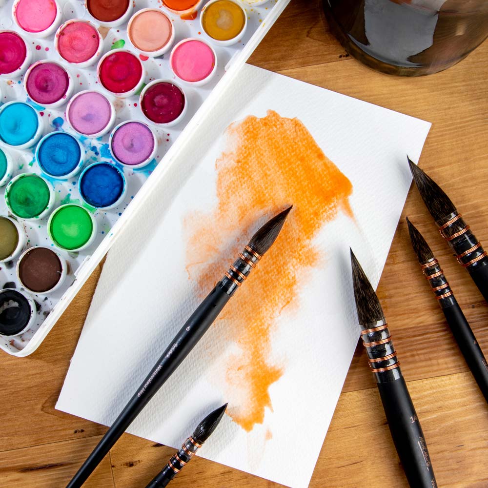 Mont Marte Watercolour Mop Brush Artiste - Choose Size