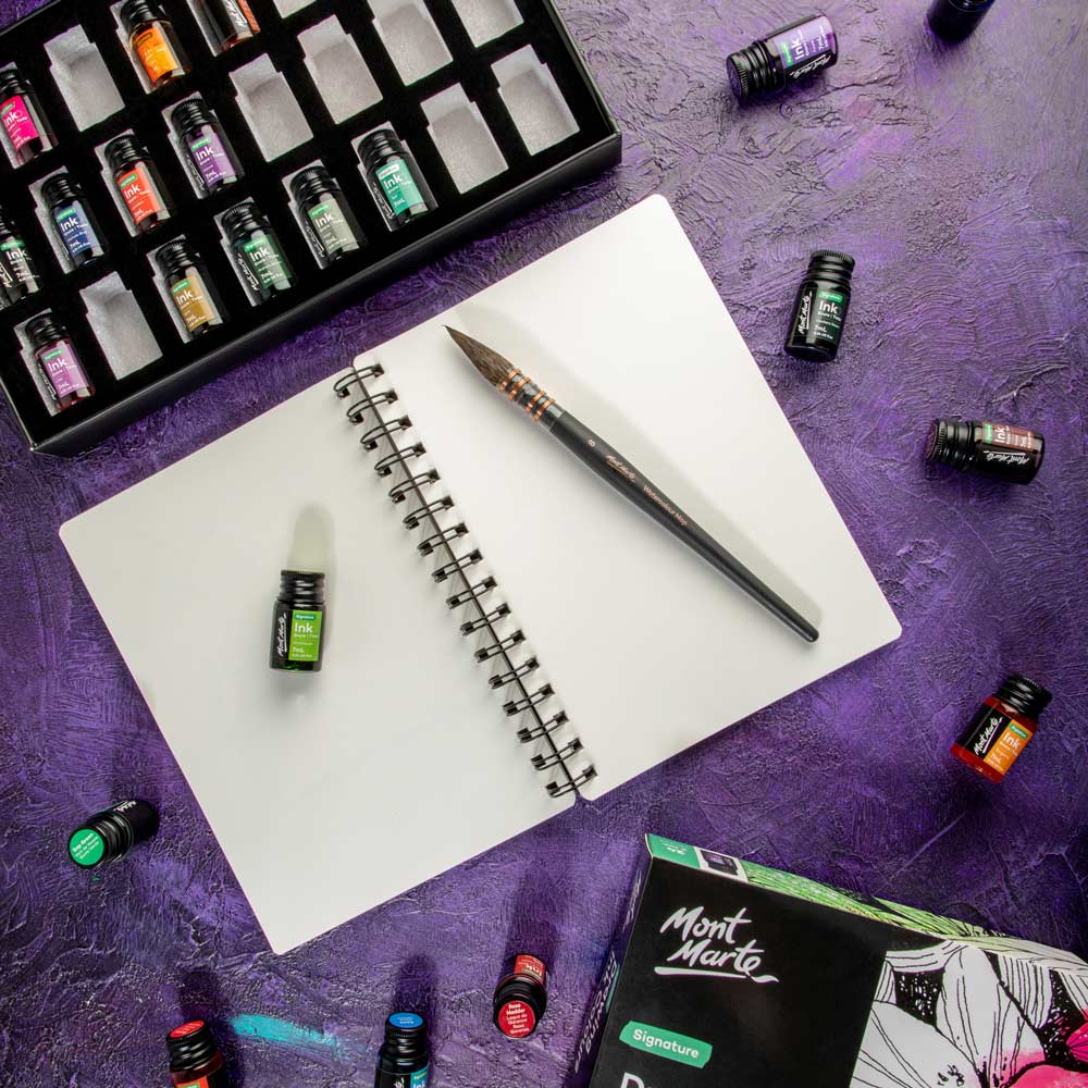 Mont Marte Watercolour Mop Brush Artiste - Choose Size