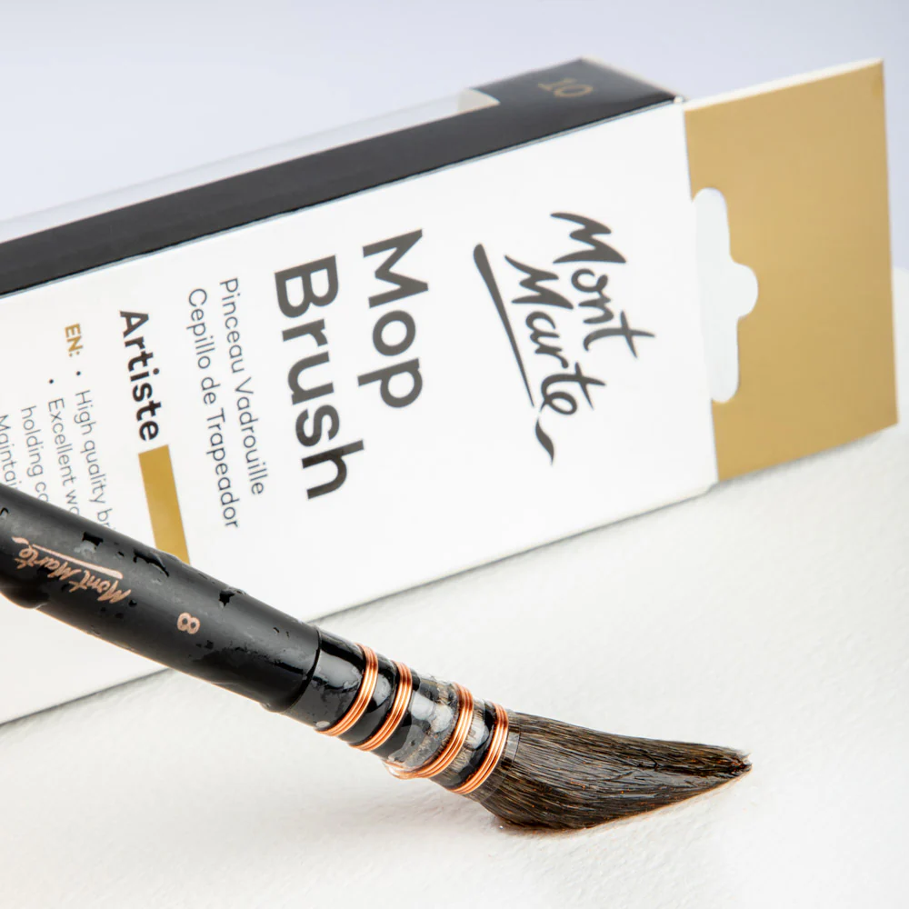 Mont Marte Watercolour Mop Brush Artiste - Choose Size