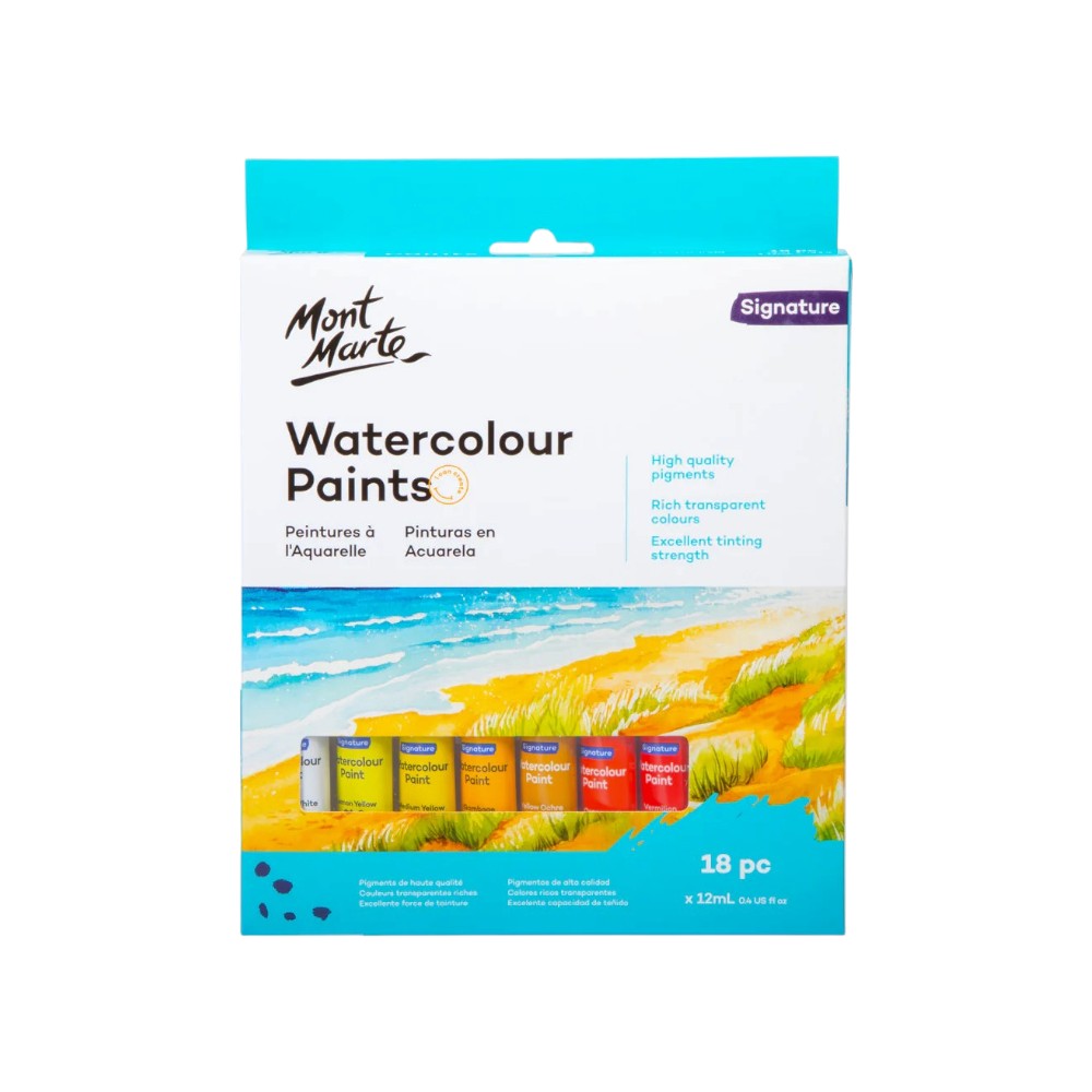 Mont Marte Watercolour Paints 12ml