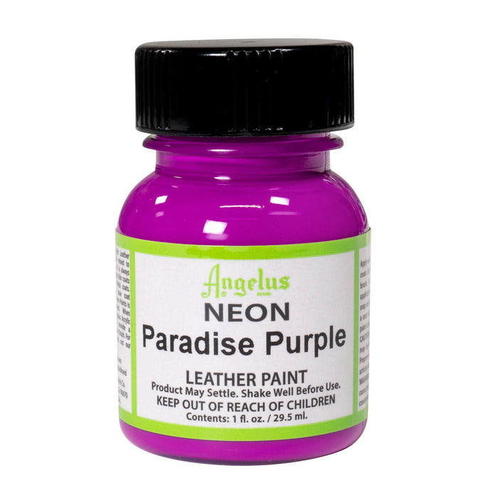 Neon Paradise Purple Leather Paint by Angelus 29.5ml