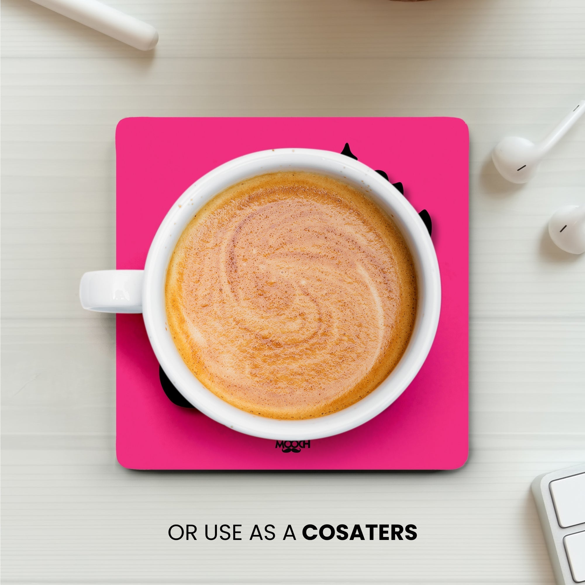 Mooch Magnetic Coaster - Never Give Up