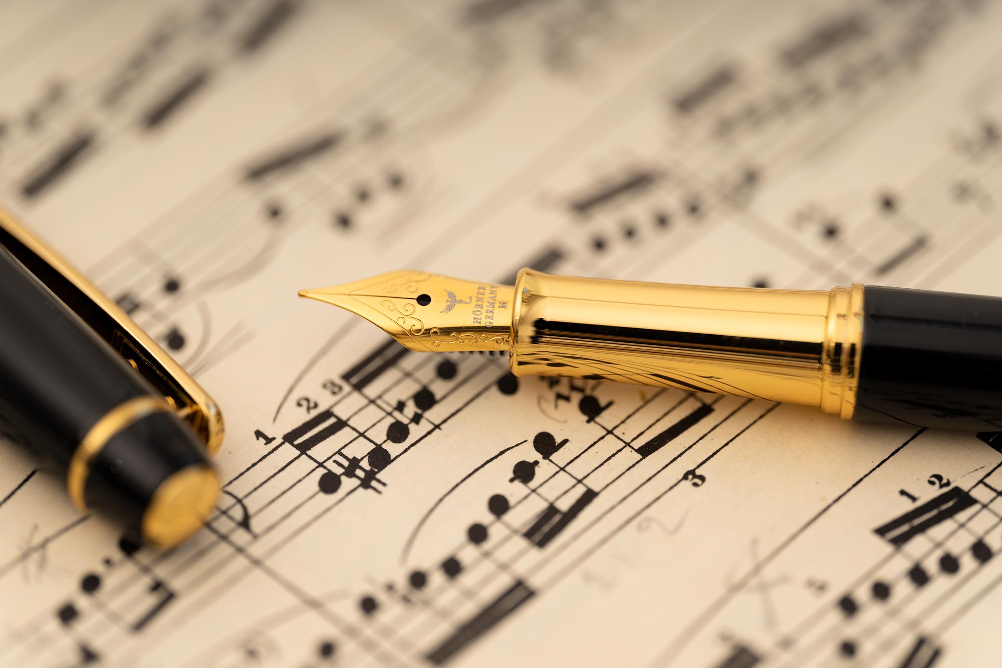 Horner | Nobilis | Fountain Pen | Black-GT Horner