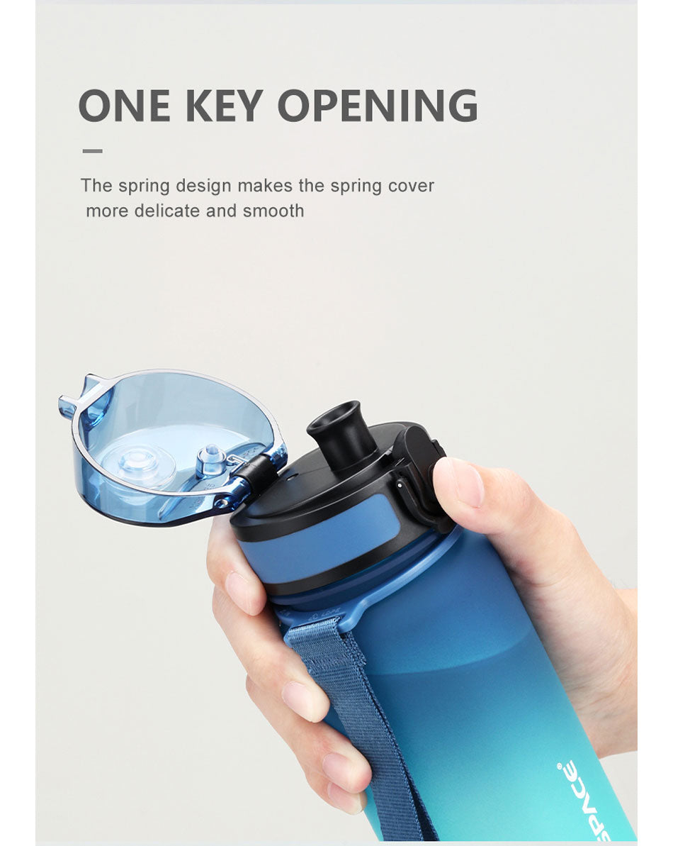 Uzspace Gradient Tritan Water Bottle BPA Free Leakproof Gym Bottle Uzspace