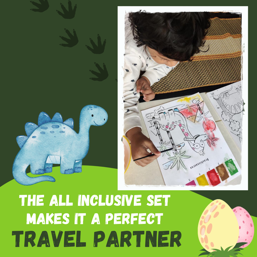 PepPlay Colour Using Paints and Numbers - Dinosaurs | Learn Colours & Numbers Creatively | 5+ Years